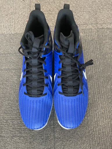 Used Nike ALPHA Adult FB Cleats Navy Blue Senior 16 11614-S000232226