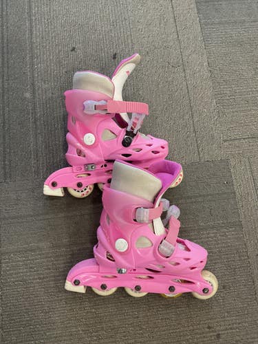 Used EZEE Child Rec Fitness Skates Pink Adjustable 11614-S000232205