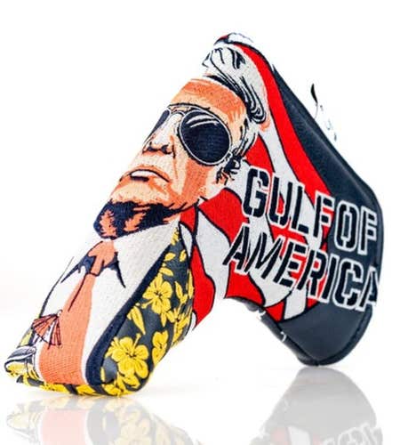 Pins & Aces Trump Gulf of America Blade Putter Headcover (Multi) Golf 2025 NEW