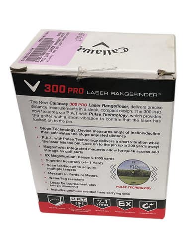 Used Callaway PRO 300 LASER RANGEFINDER Field Equipment 11847-S000033358