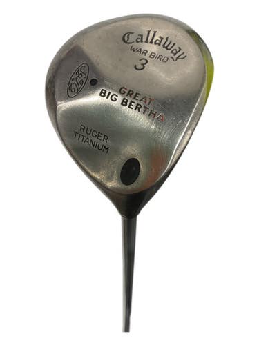Used Callaway BIG BERTHA WARBIRD Mens Fairway Wood RH 3 Wood 11847-S000033359