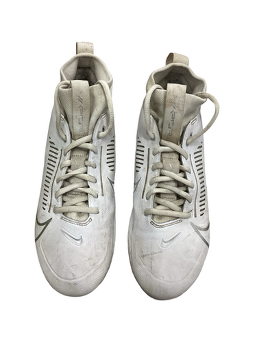 Used Nike VAPOR Jr FB Cleats White Junior 06.5 11613-S000178356