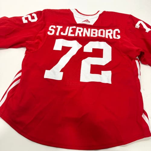 Used Red Chicago Blackhawks Adidas MIC Practice Jersey | Size 56 | Stjernborg #72