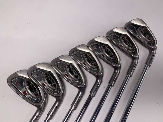 Ping i15 Iron Set 4-PW Black Dot AWT Stiff Steel Mens RH Midsize Grips