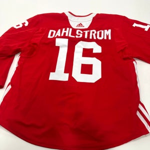 Used Red Chicago Blackhawks Adidas MIC Practice Jersey | Size 58 | Dahlstrom #16