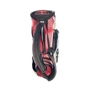 Used Ping HOOFER Mens Stand Bag Red 11883-S000158256