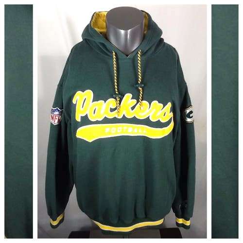 Vintage Starter Pro Line Green Bay Packers Sweatshirt Men’s (Large) Hoodie Green