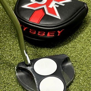 Odyssey DFX 2-Ball Mallet Putter Right Hand 35" w/ Headcover NEW