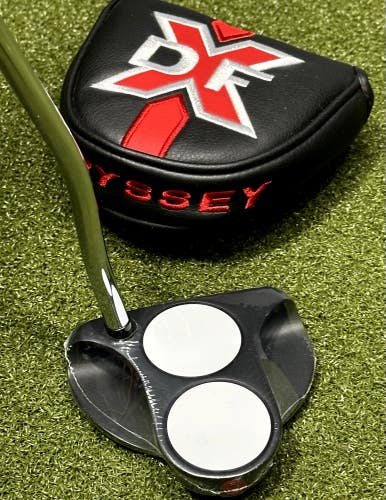 Odyssey DFX 2-Ball Mallet Putter Right Hand 35" w/ Headcover NEW