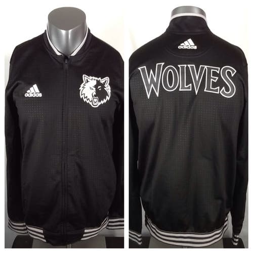 Minnesota Timberwolves Jacket Men’s (Med) Basketball Adidas RARE Wolves Vintage