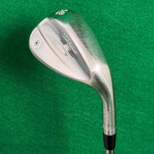 Titleist Vokey SM7 Chrome 58-8M 58 Lob Wedge Vokey Design Steel Wedge Flex