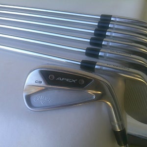Callaway 2024 Forged APEX CB (4i-PW) Iron Set w/ KBS S-Taper Lite 95g Regular