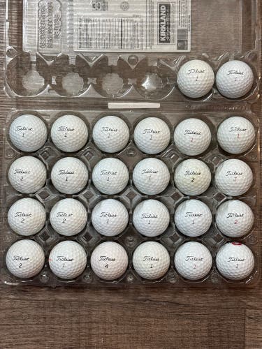 26 Titleist Pro V1 / Pro V1x Golf Balls - “Refurbished” 5A/4A Condition