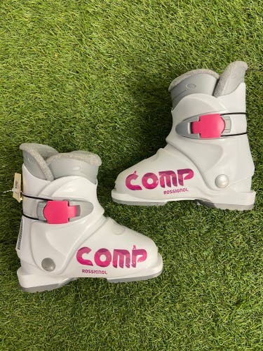 Mondo 18 & 18.5 Kid's Rossignol Comp J All Mountain Ski Boots (Used)