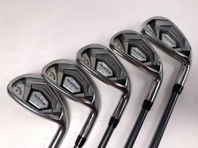 Callaway Rogue Iron Set 6-PW Aldila Synergy 60g Regular Graphite Mens RH