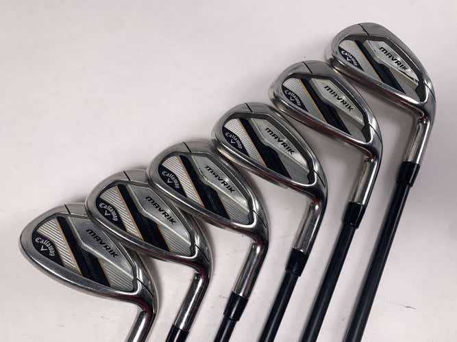 Callaway Mavrik Iron Set 6-PW+GW True Spec 60g Regular Graphite Mens RH