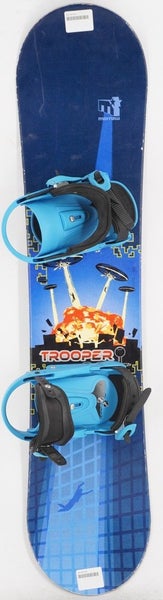Morrow Trooper Snowboard 118 cm w/ Bindings (Fits US Size 1.5 - 4.5) Used