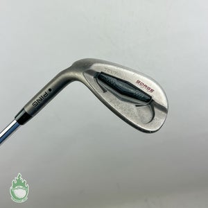 Used LH Ping Gorge Tour SS Black Dot 56* Sand Wedge Stiff Flex Steel Golf Club