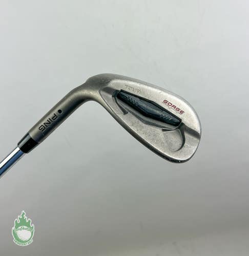 Used LH Ping Gorge Tour SS Black Dot 56* Sand Wedge Stiff Flex Steel Golf Club