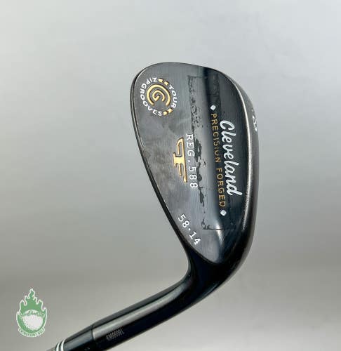 Cleveland Precision Forged REG 588 Black 58-14* Extra Stiff Steel Golf Club
