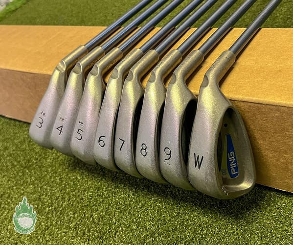 Ping Black Dot G2 Irons 3HL 4HL 5HL 6-PW Soft Regular Flex Graphite Golf Set