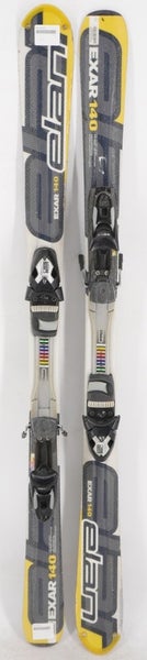 Elan Exar Adult Skis with Bindings - 140 cm Used