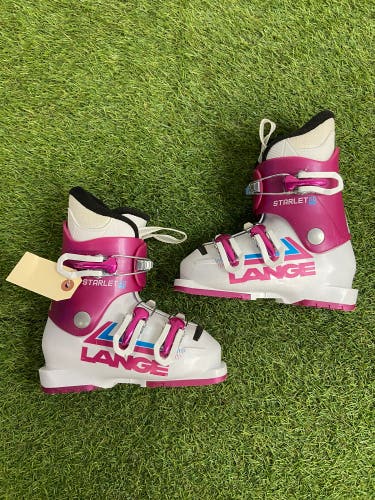 Mondo 18 & 18.5 Kid's Lange Starlet 50 All Mountain Ski Boots (Used)