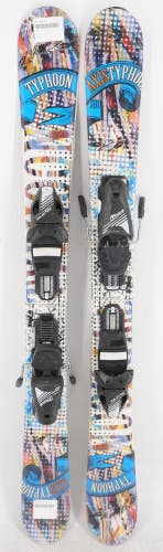 Axis Typhoon Twin Tip Kids Skis with Bindings - 105 cm Used