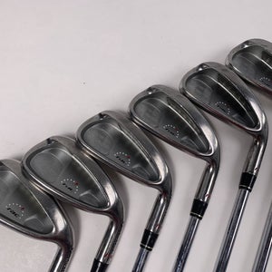 TaylorMade Rac HT Iron Set 3-9 Light Metal 95g Stiff Steel Mens RH No 5 iron