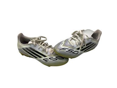 Used Adidas Soccer Cleats White Youth 06.0 11347-S000265237