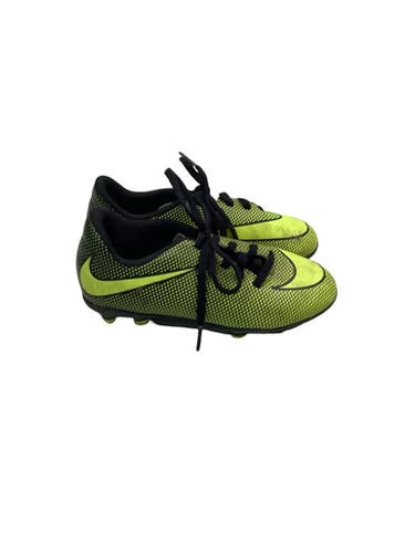 Used Nike Soccer Cleats Black And Neon Green Youth 11.5 11347-S000265228