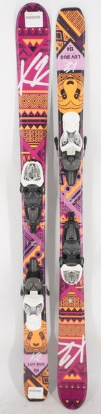 K2 Luv Bug Kids Skis with Bindings - 124 cm Used