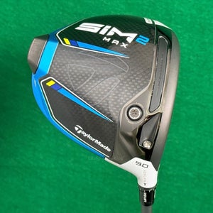 TaylorMade SIM 2 MAX 9 Driver Project X GZRDUS Smoke Green 6.5 Extra Stiff w/HC