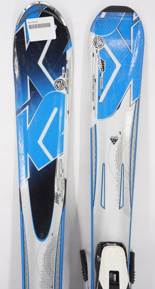 k2 amp stinger allmountain rocker ski K2 AMP Stinger Adult Skis with Bindings