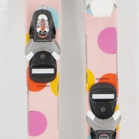 Roxy Polka Dots Kids Skis with Bindings - 100 cm Used