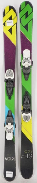 Volkl Step Twin Tip Kids Skis with Bindings - 128 cm Used