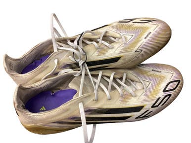 Used Adidas Soccer Cleats White Senior 8.5 11846-S000101437