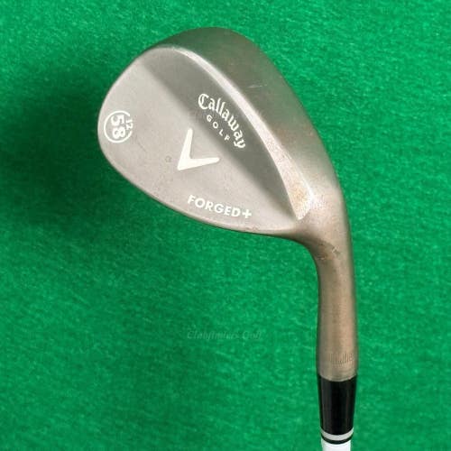 Callaway Forged+ Raw 58-12 58 Lob Wedge Callaway Forged Steel Wedge Flex
