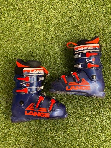 Mondo 21 & 21.5 Kid's Lange RSJ 60 All Mountain Ski Boots (Used)