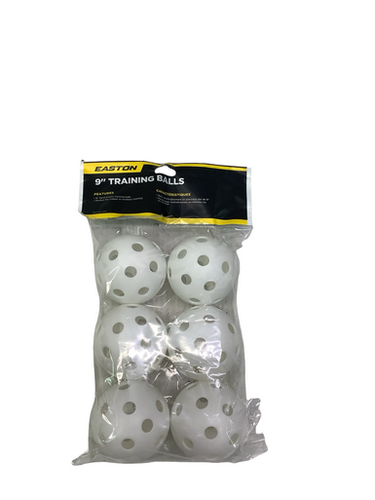 New EASTON 9" 6 PK WHT BALLS 11347-TNREPLBALL9-6PKW