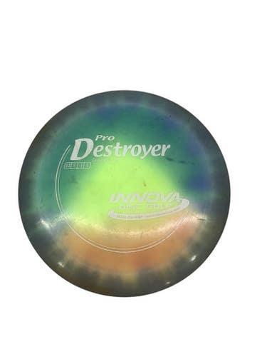 Used Innova PRO DESTROYER DISTANCE DRIVER Disc Golf Driver Yellow 11347-S000254439