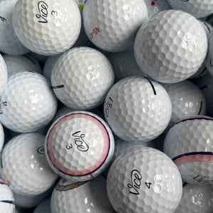 24 Premium AAA White Vice Pro Used Golf Balls