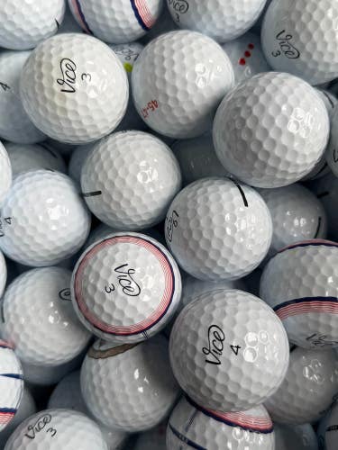 24 Premium AAA White Vice Pro Used Golf Balls