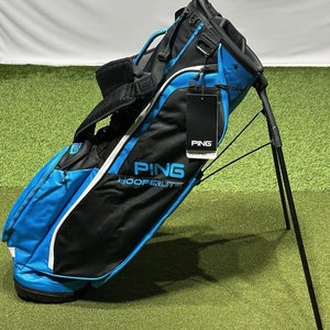 PING 2025 Hoofer Lite 4-Way Stand Carry Golf Bag Royal Blue/Black NEW!