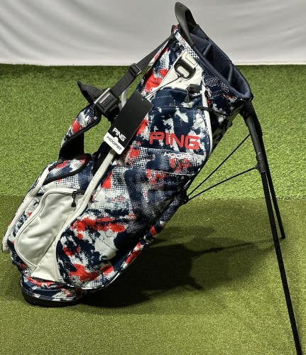 PING 2026 Hoofer 231 Golf Stand Carry Bag 5-Way Divider Color: National Graffiti