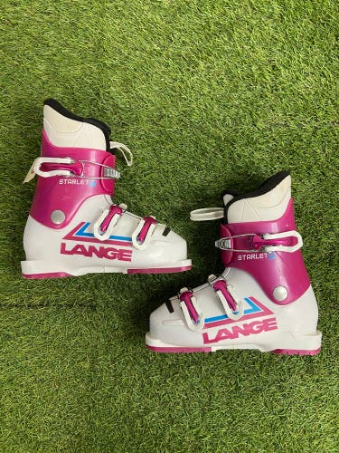 Mondo 21 & 21.5 Kid's Lange Starlet 50 Ski Boots (Used)
