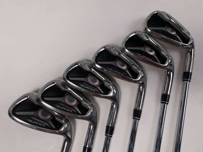 TaylorMade Burner 2009 Iron Set 5-PW Burner Superfast Uniflex Steel Mens RH