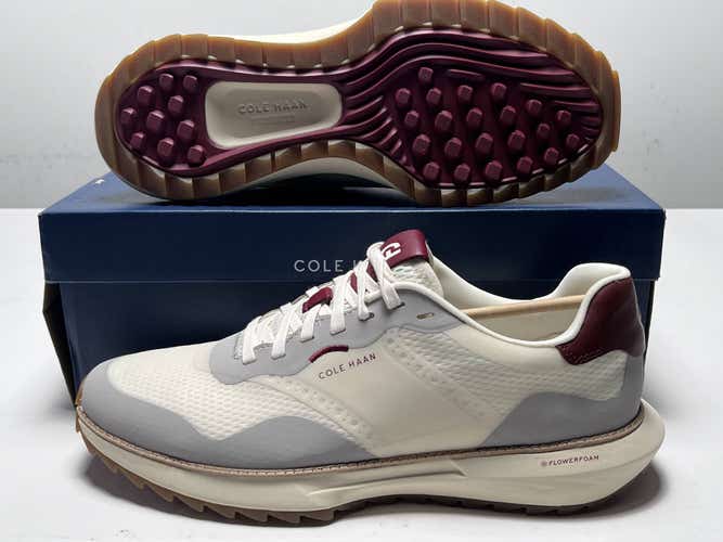 Cole Haan GP Ashland Golf Golf Shoes Drizzle Cabernet Men's SZ 12 (C39302)