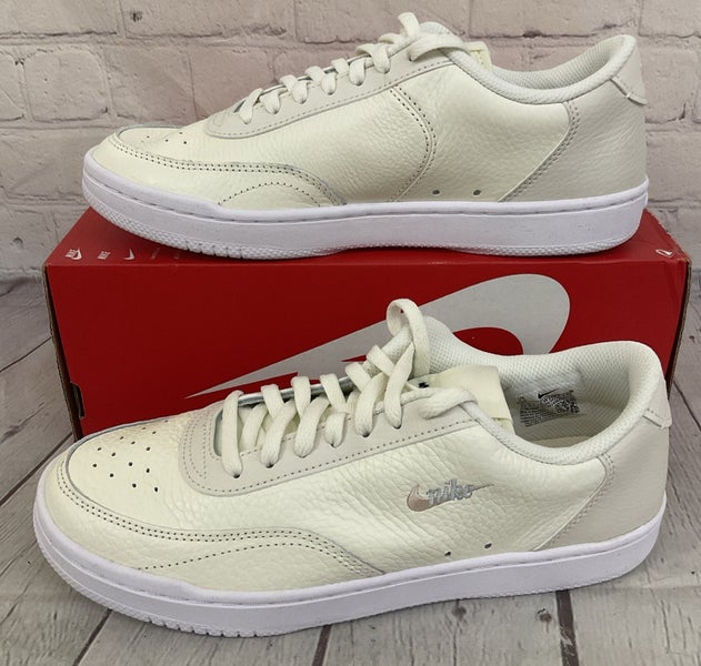 Nike CW1067 101 Women's Court Vintage PRM Athletic Shoes Pale Ivory US 7.5