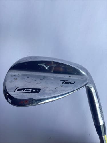 Mizuno T20 Lob Wedge 60* LW With Recoil F3 Regular Graphite Shaft